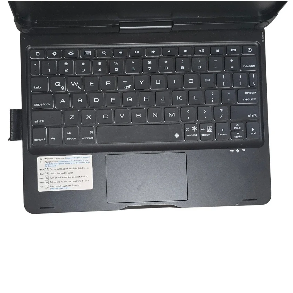 Typecase Flexbook Touch iPad Pro 11 Keyboard Case with Trackpad Backlit Black